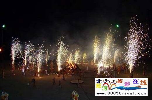 北戴河煙花篝火晚會(huì)